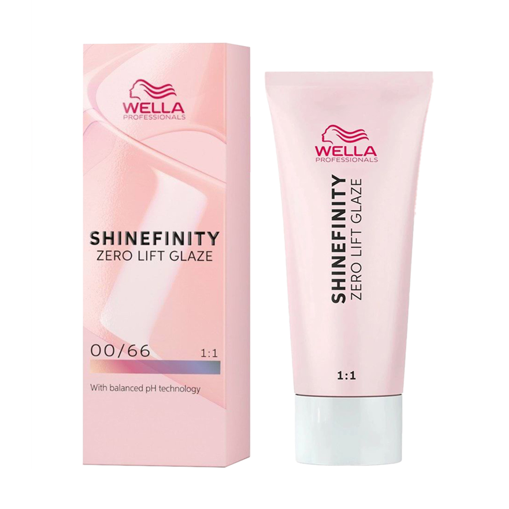 Напівперманентна фарба для волосся Wella Professionals Shinefinity Zero Lift Glaze 00/66 Violet Booster, 60 мл (бустер)