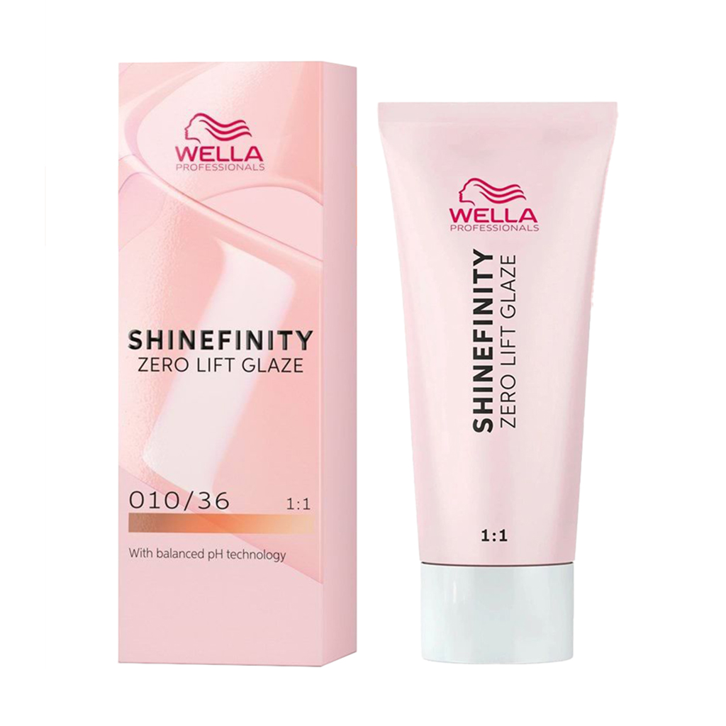 Напівперманентна фарба для волосся Wella Professionals Shinefinity Zero Lift Glaze 010/36 Vanilla Flash, 60 мл