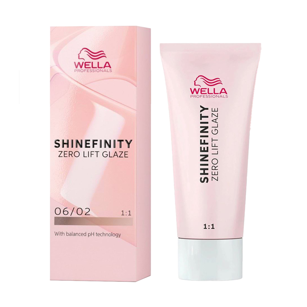 Напівперманентна фарба для волосся Wella Professionals Shinefinity Zero Lift Glaze 06/02 Dark Sage, 60 мл