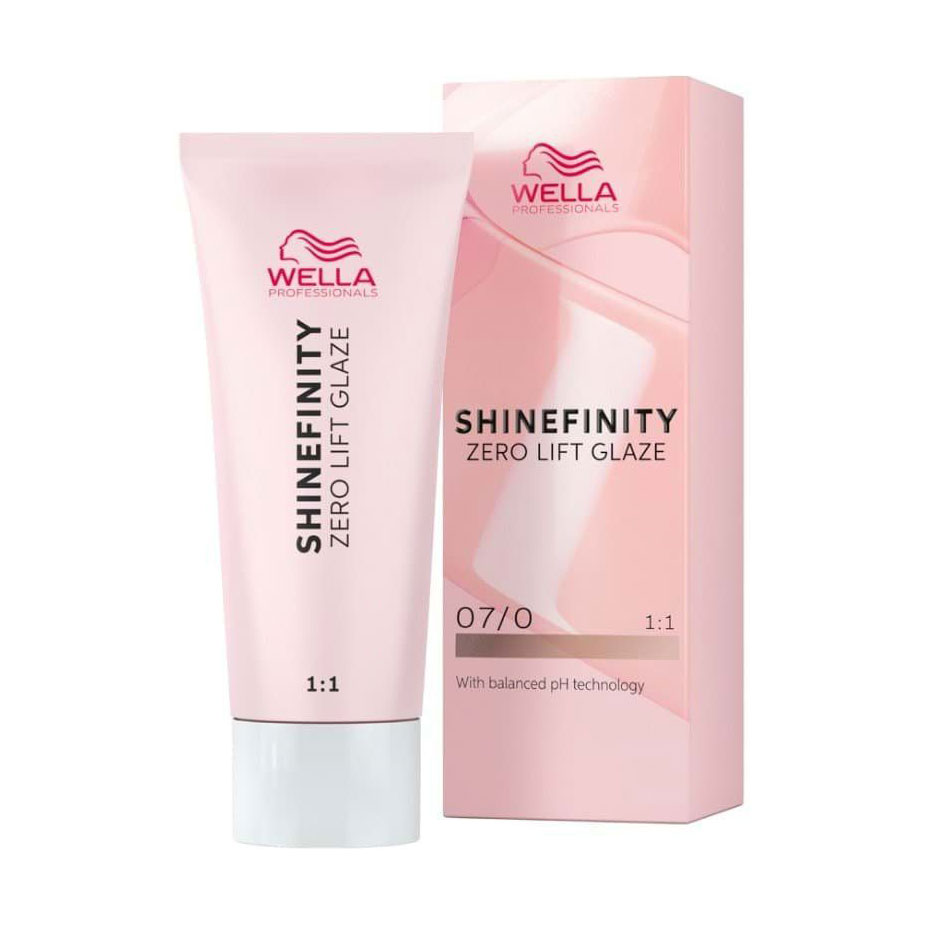 Напівперманентна фарба для волосся Wella Professionals Shinefinity Zero Lift Glaze 07/0 Natural, 60 мл